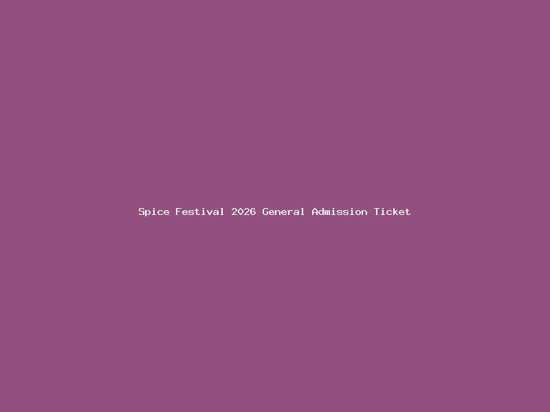 General Admission Ticket